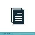 Document Form Icon Vector Logo Template Illustration Design. Vector EPS 10