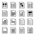 Document form icons