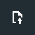 Document Upload Icon. White margins.