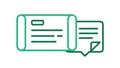 Document icon with a checklist, symbol for task or report, vector design Generative AI Royalty Free Stock Photo