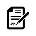 Document Icon. Professional, pixel perfect icon optimized for both large and small resolutions