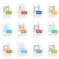 Document icons Royalty Free Stock Photo