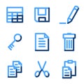 Document icons Royalty Free Stock Photo