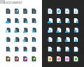 Document icons light and dark theme