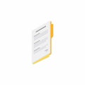 Document Isometric right view - White Background icon vector isometric