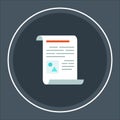 Document list - paper icon