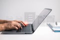 Document management in business involves securing information and files in cyberspace using advanced office technology. document,
