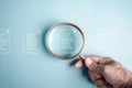 Document Management System Checking, online documentation database and process automation to efficiently manage files, knowledge Royalty Free Stock Photo