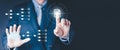 Document Management System , online documentation database and process automation to efficiently manage files, knowledge and Royalty Free Stock Photo
