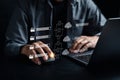 Document Management System, online documentation database and process automation to efficiently manage files, knowledge and Royalty Free Stock Photo