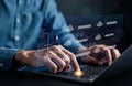 Document Management System, online documentation database and process automation to efficiently manage files, knowledge and Royalty Free Stock Photo