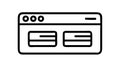 Document with options icon, file, settings, process, workflow, vector design Generative AI Royalty Free Stock Photo