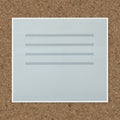 Document paper icon isolated Royalty Free Stock Photo