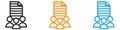 Document petition vector logo set collection for web app ui