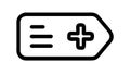 Document with plus icon vector for add new file create doc, vector design Generative AI Royalty Free Stock Photo