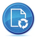 Document process icon midnight blue prime round button Royalty Free Stock Photo