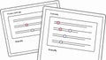 Document with secure settings, symbolizing data privacy, vector design Generative AI Royalty Free Stock Photo
