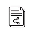 Document share icon