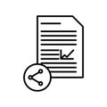 Document share icon