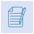document sheet icon. Vector illustration decorative design Royalty Free Stock Photo
