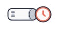 Document Time Status, File Processing Duration Icon, vector design Generative AI Royalty Free Stock Photo