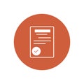 Document vector icon which can easily modify or edit. Royalty Free Stock Photo