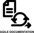 documentation, agile, agile documentation, data, information, requirement outline icon
