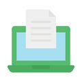 Documentation, office documents Vector icon which can easily modify Royalty Free Stock Photo