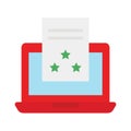 Documentation, office documents Vector Icon which can easily modify Royalty Free Stock Photo