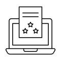 Documentation, office documents Vector Icon which can easily modify Royalty Free Stock Photo