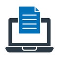 Documentation, office documents Vector icon which can easily modify Royalty Free Stock Photo