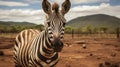 Documenting A Cute Zebra In Madagascar With Hasselblad H6d-400c Royalty Free Stock Photo