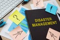 Documents about Disaster Management. Royalty Free Stock Photo