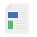 Documents, documents strategy Vector icon which can easily modify Royalty Free Stock Photo