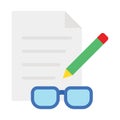 Documents, filen Vector Icon which can easily modify or edit