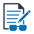 Documents, filen Vector Icon which can easily modify or edit