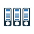 Documents, files archive icon design