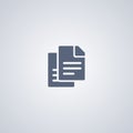 Documents, Paper, vector best flat icon
