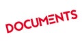 Documents rubber stamp Royalty Free Stock Photo