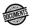 Documents rubber stamp Royalty Free Stock Photo