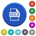 DOCX file format beveled buttons