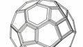 Dodecahedron geometric shape, mathematical solid for abstract designs vector design Generative AI
