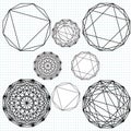Dodecahedron polygons