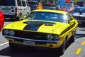 Dodge Challenger in a public US muscle cars V8 car show