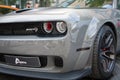 Dodge challenger SRT gray paint