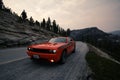 Dodge challenger Yosemite National Park