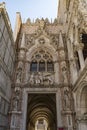 The Dodge duke palace entrace in the city of Venice in Italy Royalty Free Stock Photo