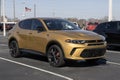 Dodge Hornet RT display at a dealership. Dodge offers the Hornet in R T, GT, and Plus models. MY:2024 Royalty Free Stock Photo