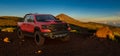 Dodge Ram 1500 TRX, Off-Road Pickup Truck with a beautiful landscape