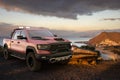 Dodge Ram 1500 TRX, Off-Road Pickup Truck with a beautiful landscape